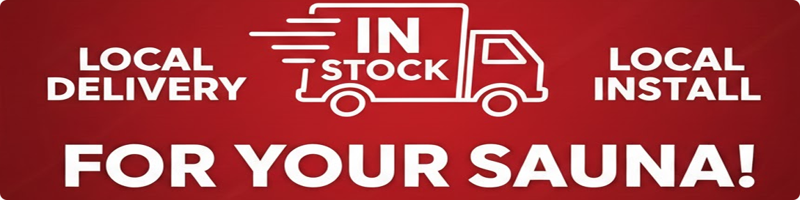 Local Delivery, Local Install for Your New Sauna